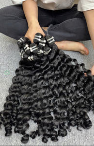 Extensions de cheveux vietnamiens bruts de bonne qualité Cheveux bouclés naturels pour femmes Trame de cheveux humains pour femmes noires - Product Image 3