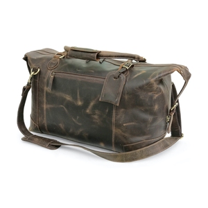 Sac de sport de week-end en cuir Buffalo Traveler Bagages de qualité supérieure pour le voyage - Product Image 5
