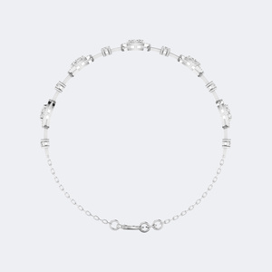 Pulsera de Diamantes con Halo Ovalado de 2.00CTW, Oro de 14k, Joyería de Racimo Multiforma con Diamantes Cultivados en Laboratorio para Mujer - Product Image 5