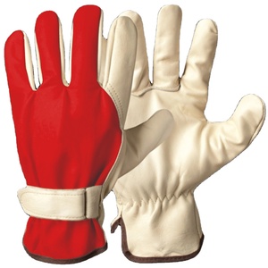 Comfortable Winter Work Wear <b>Driver</b> <b>Gloves</b> Reflective Safety Construction Garden Cowhide Grain Leather <b>Gloves</b> General Purpose - Product Image 5