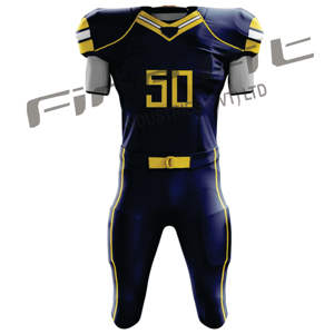 Camiseta de fútbol americano personalizada para hombre, uniforme de equipo juvenil ligero y cómodo con opción de talla grande por sublimación - Product Image 1