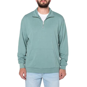 Sudadera personalizada para hombre, sudadera ajustada con cuello levantado, ropa de calle de moda de algodón, sudaderas con capucha y sudaderas para hombre - Product Image 3