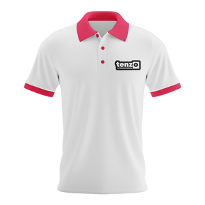 เสื้อโปโลผู้ชายผ้าโพลีเอสเตอร์คอตตอน PK ระบายอากาศได้ดี ทรงปกติ แขนครึ่งตัว ปักโลโก้ ผ้าถัก เหมาะสำหรับใส่เล่นกอล์ฟ - Product Image 5