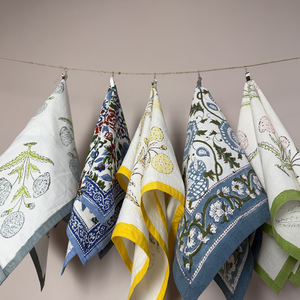 Serviettes en coton pur Banxia Flora, teintes en fil, imprimées en couleur, légères, tricotées, pour femmes, meilleur cadeau - Product Image 4