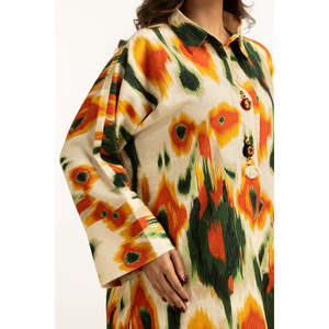 ชุดเซ็ตพิมพ์ลายเครปสไตล์โบฮีเมียน รุ่น IPST-55094 สำหรับฤดูใบไม้ผลิ/ฤดูร้อน - Product Image 3