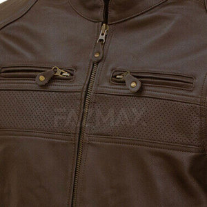 Veste de course de moto pour hommes Nouveau style de veste en cuir de moto Logos personnalisés les plus vendus au Pakistan - Product Image 4