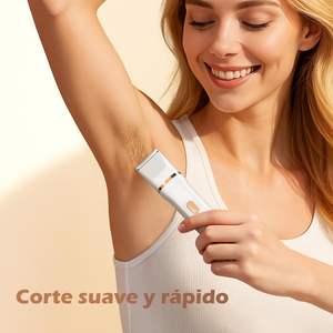 Afeitadora Eléctrica para Mujer 3 en 1, Recortadora para el Área del Bikini, Inalámbrica, Resistente al Agua IPX7, Apta para la Piel, con Cuchilla Triple de Repuesto - Product Image 5