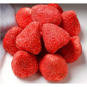 Producto de fresa, fruta seca, proceso FD, 5% de humedad, fresa liofilizada, Delicioso aperitivo, dulzura natural, sabor a fruta seca - Product Image 2