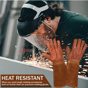 Venta al por mayor de guantes de seguridad transpirables de soldadura para uso en invierno al aire libre ropa de seguridad guantes de corte - Product Image 2