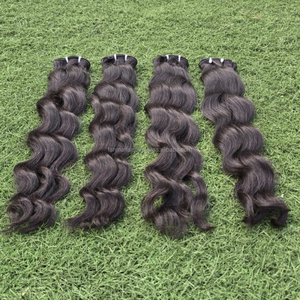 Extensiones de Cabello Natural Ondulado de 20 Pulgadas, 100% Cabello Humano Virgen Remy Indonesio, Doble Trama a Máquina, de Lujo Premium - Product Image 4