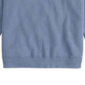 Alta calidad 100% algodón hombres sudaderas cómodo térmico transpirable personalizable Logo camiseta liso teñido al por mayor - Product Image 2
