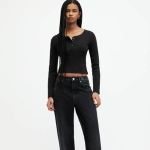 ขายส่งธรรมดาว่างเปล่าผู้หญิงแขนยาวเสื้อยืด O-คอขนาดใหญ่ออกแบบแฟชั่นใหม่ผู้หญิงเสื้อยืด - Product Image 1