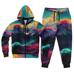 Chándal Deportivo con Capucha para Hombre, Diseño Moderno, Sublimado, Transpirable, Cómodo, Alta Calidad, Precio Razonable, Gran Venta - Product Image 3