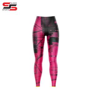 Leggings personnalisés sublimés, taille haute, respirants, pantalons de yoga, collants de sport et de fitness - Product Image 2