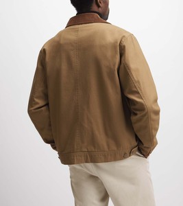 Chaqueta de Trabajo Personalizada de Alta Calidad para Hombre, 100% Algodón Twill, Mangas Largas, Chaqueta de Trabajo de Lona para Invierno - Product Image 3