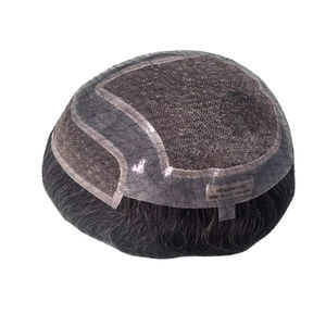 Peluca de Cabello Humano Virgen Remy Indio, Tupé con Ondas Naturales, Trama Única para Prótesis Capilares de Encaje - Product Image 1