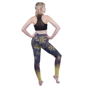 Nouveau motif solide taille moyenne Leggings de yoga pour femmes pantalons de fitness en gros pour l'entraînement et la course - Product Image 6