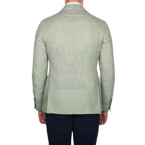 Veste de costume pour homme de bonne qualité, coupe classique ajustée, simple boutonnage, respirante, personnalisable, décontractée pour le travail, toute saison - Product Image 2