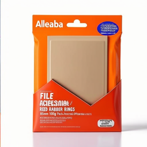 File <b>Folder</b> Accessories-85mm Red Rubber <b>Rings</b> 1000g Pack-Neutral Bulk Office Supply - Product Image 3