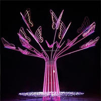 Outdoor 3D LED Tropische LED-Kokospalmen-Leuchte für Kommerzielle Festival-Gartendekoration