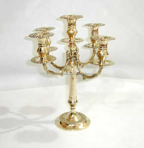 2023 nouveauté conception Unique laiton or candélabre métal décoration de la maison article pour noël vente chaude au prix de gros - Product Image 6