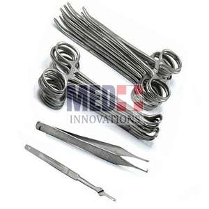 Conjunto de instrumentos de cirugía abdominal de laparotomía clase II reutilizable de alta calidad, instrumentos quirúrgicos de acero inoxidable, maquinaria Med - Product Image 5