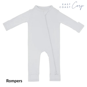 Tenue bébé en coton bambou | Barboteuse zippée unisexe - Product Image 1