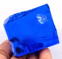 Laborgezüchteter Natürlicher Blauer Saphir Rohmaterial Hohe Qualität IGI-Zertifiziert Katzenauge für Schmuckherstellung Damen und Mädchen