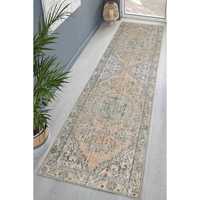 Blumenmuster Patchwork Bedruckter Wollteppich Umweltfreundlicher Traditioneller Stil Chenille Latex Mittellanger Flor Weicher Orangefarbener Maßgefertigter Eingangsteppich