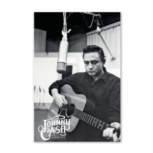 Johnny Cash 'The Man in Black' <b>Poster</b> Studio Wall Art Paper Material - Product Image 1