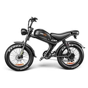 Emoko C93-Moteur de moyeu arrière rapide de type cyclomoteur, batterie au lithium avec batterie en acier, autonomie de 60km, 1000w, 7 vitesses, 48V - Product Image 6