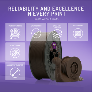 Filament PLA HD WINKLE 2,85 mm 1 kg pour imprimante 3D, tolérance élevée 0,05 mm, compatible lit chauffant 190-230°C, biodégradable, impression facile - Product Image 4