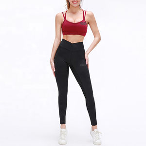 Vêtements de sport pour femmes Vêtements de sport Athlétique Yoga Ensemble 2 pièces Vêtements d'entraînement pour femmes Soutien-gorge et leggings de sport Ensemble de yoga 2 pièces - Product Image 4