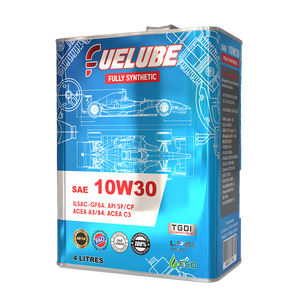 FUELUBE 10W30 SEMI SYNTHETIQUE 4L ESTER + PAO API SP/CF ILSAC GF6A HUILE MOTEUR LUBRIFIANT HAUTE PERFORMANCE VENTE EN GROS DIRECT USINE - Product Image 1