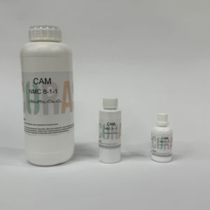 Matériau actif de cathode de marque CORAS NMC 811 oxyde de nickel manganèse et de cobalt LiNi0.8Mn0.1Co0.1O2 poudre de qualité batterie pureté 99.9% - Product Image 1