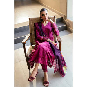 Conjuntos de Traje de Lino Bordado de Lujo para Mujer Azure Mirage TC-1507 - Product Image 4