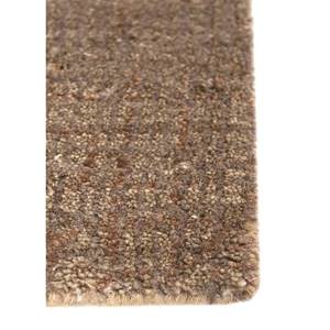 พรมขนสัตว์ผสมไหมถักมือสีเบจน้ำตาล Uvenuti รุ่น AKWS-472(N) ขนาด 9x12 ฟุต รูปทรงสี่เหลี่ยมผืนผ้า ลายพิมพ์แบบจิ๊กซอว์ สำหรับตกแต่งบ้าน ห้องนั่งเล่น ทางเดิน สีเบจ - Product Image 4
