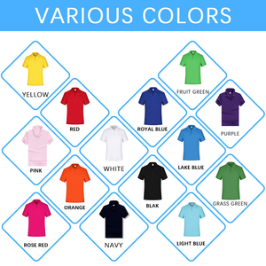 Mens Polo Shirt Custom Logo Available Multiple Colors Breathable Cotton Short Sleeve Casual <b>Business</b> Golf Shirt - Product Image 3