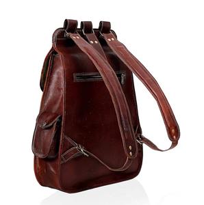 กระเป๋าทรงดัฟเฟิลกระเป๋าเดินทางขนาดใหญ่หนังแท้วินเทจสีน้ำตาลลูกกวาดสไตล์สปอร์ตเหมาะสำหรับชายและหญิง - Product Image 2