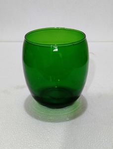 Amber Brown Rounded Glass Tumbler <b>candle</b> <b>votive</b> Oceans Gaze Classic Style Indoor All Occasion Decorative Flameless - Product Image 5