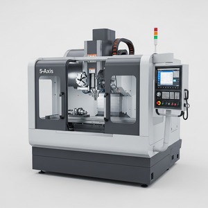 Centre d'usinage CNC 5 axes BT40 à haute efficacité, commande FANUC, usinage des métaux, haute précision, aérospatiale - Product Image 6