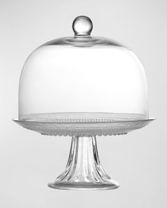 Luxury Display <b>Glass</b> <b>Cake</b> <b>Stand</b> <b>With</b> <b>Dome</b> For Hotel Restaurant And Cafe Dessert Presentation - Product Image 4