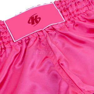 Diseña tu propio logotipo Pantalones cortos de Muay Thai para hombre más vendidos Pantalones cortos de Muay Thai transpirables de secado rápido - Product Image 4