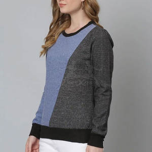 Sudadera cálida con dobladillo acanalado y sudadera básica informal de sensación cómoda con diseño de color personalizado - Product Image 3