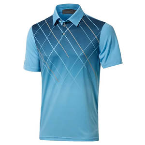 Polo de estilo informal de talla grande para hombre, cómodo y ligero, de algodón, personalizado, sencillo, a la moda, transpirable, con patrón sólido - Product Image 1