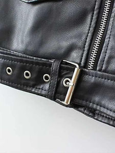 เสื้อแจ็คเก็ตหนังแท้สำหรับผู้หญิง ระบายอากาศได้ดี แฟชั่นทันสมัย ทรงเข้ารูป เหมาะสำหรับฤดูใบไม้ร่วงและฤดูหนาว สไตล์สตรีทแวร์ ขายส่ง รุ่น 2026 - Product Image 5