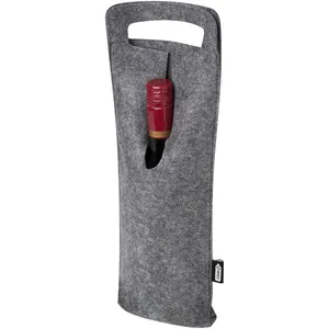 Borsa per Vino in Feltro Riciclato, Gadget Promozionale in Carta Sostenibile, Ecologico ed Elegante - Product Image 1