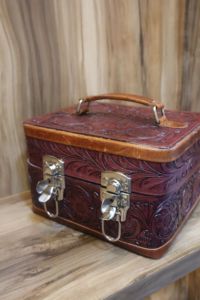 Nuevo joyero de cuero mecanizado hecho a mano de estilo occidental lindo esencial de joyería de viaje de moda almacenamiento mínimo - Product Image 4