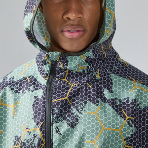 <b>Men's</b> Active Geo <b>Camo</b> Printed Long Sleeve Trail Windbreaker Customizable Multi-Color Outdoor Performance <b>Jacket</b> Plus Size Winter - Product Image 3