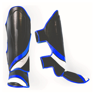 New Customized Logo Shin Guards for Kickboxing Muay Thai Training Shin Pads PU Leg <b>Foot</b> Protectors Lace Comprehensive <b>Protection</b> - Product Image 5